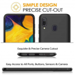 Silicone Soft Case For Samsung Galaxy A30 SM-A305F Matte Back Cover Ultra Slim Fit and Sophisticated in Look